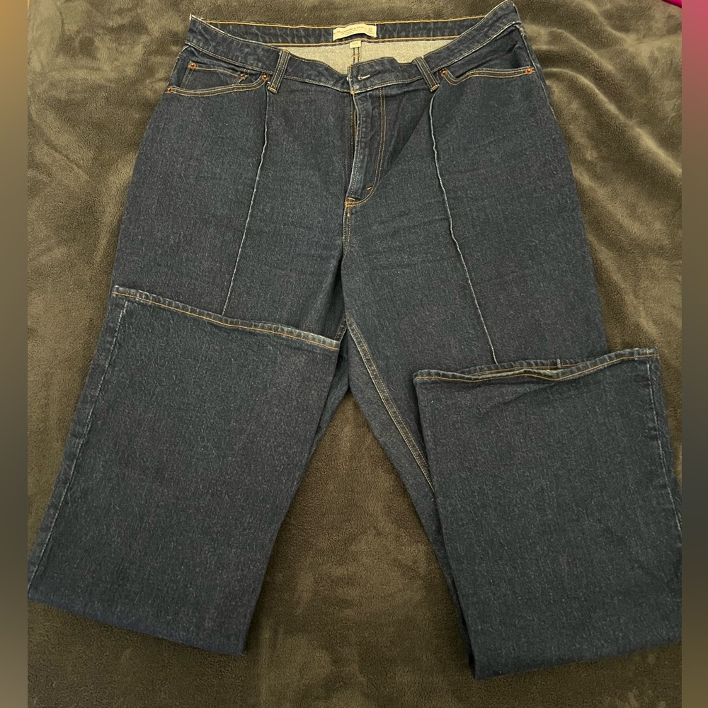 Abercrombie & Fitch Vintage Flare Jeans - Dark Blue